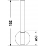 Держатель для запасных рулонов Duravit Starck T 0099394600 черный