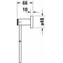 Кольцо для полотенца Duravit D-Code 0099211000 хром