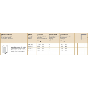 Боковая стенка Provex X-Line XW-5 5007 XW 05 GL L 1200х2000 мм левая