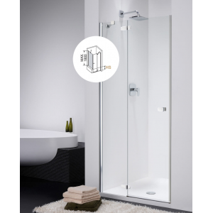 Боковая стенка Provex Combi CB 0015 CB 05 GL (H1532) 1000х1532 мм