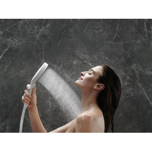 Душевой набор Hansgrohe Rainfinity Porter 130 3jet 26852700 с держателем и шлангом 125 см, Белый матовый