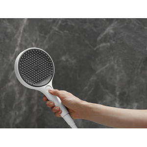 Душевой набор Hansgrohe Rainfinity Porter 130 3jet 26851700 с держателем и шлангом 160 см, Белый матовый