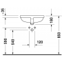 Раковина встраиваемая снизу Duravit Strack 3 0305490000 49х36 см