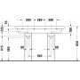 Раковина встраиваемая сверху Duravit d-code 03481200002 120х49 см