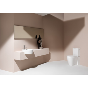 Раковина полувстраиваемая Laufen Living city 8.1343.1.000.104.1 46 см, круглая, с 1 отверстием под смеситель.