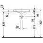 Раковина встраиваемая сверху Duravit Architec 0320500009 50х50 см