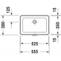 Раковина встраиваемая снизу Duravit 2nd floor 0316530000 55х38 см