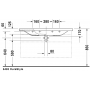 Раковина встраиваемая сверху Duravit Durastyle 2320120000 120х48см