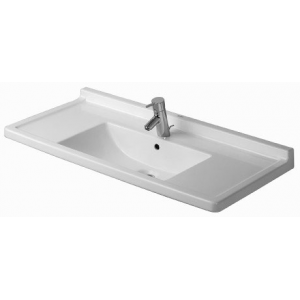 Раковина встраиваемая сверху Duravit Strack 3 0304100000 105х48 см
