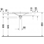 Раковина встраиваемая сверху Duravit p3 comforts 0377550000 55х45см