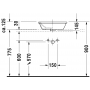 Раковина встраиваемая сверху Duravit Darling New 0497470000 47х47см