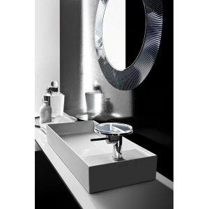 Раковина чаша Laufen Kartell by Laufen 812332 75 см с полочкой, без отверстия под смеситель, без перелива