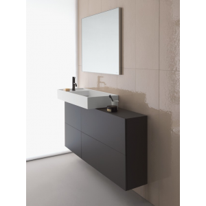 Раковина чаша Laufen Kartell by Laufen 812332 75 см с полочкой, без отверстия под смеситель, без перелива
