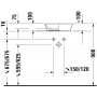Раковина накладная Duravit Cape Cod 2328400000 40 см