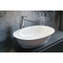 Раковина чаша Laufen New Classic 8.1285.2.000.112.1 SaphirKeramik, белая, без перелива