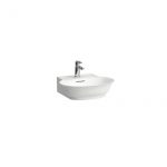 Раковина накладная Laufen New Classic 8.1685.2.000.109.1 50 см, SaphirKeramik, без отверстия под смеситель, белая.