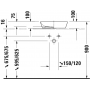 Раковина накладная Duravit Cape Cod 2328430000 43 см