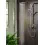 Душевая система Hansgrohe Raindance Select S Showerpipe 240 1jet PowderRain 27633000 с термостатом, хром