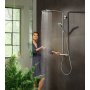 Душевая система Hansgrohe Raindance Select S Showerpipe 240 1jet PowderRain 27633000 с термостатом, хром