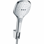 Душевой гарнитур Hansgrohe Raindance Select E 120 Porter 26720400 Хром/Белый