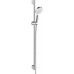 Душевой гарнитур со штангой 90 см Hansgrohe Crometta 1jet 26537400 Белый/Хром