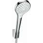 Душевой набор Hansgrohe Croma Select S Vario 26411400 с держателем и шлангом 160 см белый/хром