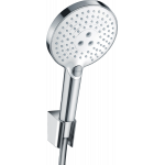 Душевой гарнитур Hansgrohe Raindance Select S 120 Porter 26701400 Хром/Белый