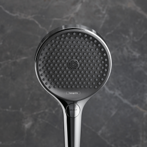 Душевой набор с двумя полками Hansgrohe Rainfinity 27674000 хром