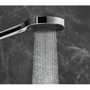 Душевой набор Hansgrohe Rainfinity 27673000 с двумя полками хром