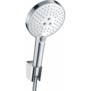 Душевой гарнитур Hansgrohe Raindance Select S 120 Porter 26721400 Хром/Белый