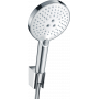 Душевой гарнитур Hansgrohe Raindance Select S 120 Porter 26721400 Хром/Белый