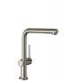 Кухонный смеситель однорычажный с вытяжным изливом Hansgrohe Talis М54 72809800 под сталь