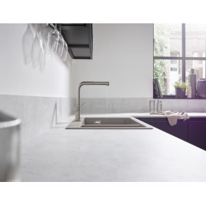Кухонный смеситель однорычажный с вытяжным изливом Hansgrohe Talis M54 72809000 хром