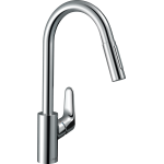 Смеситель для кухни с выдвижным изливом Hansgrohe M41 73880000 Хром