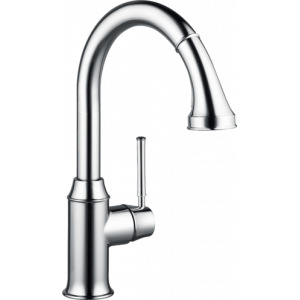 Смеситель для кухни с выдвижным изливом Hansgrohe Talis M53 73870000 Хром