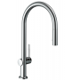 Кухонный смеситель однорычажный с вытяжным душем Hansgrohe Talis M54 72800000 хром