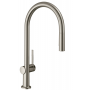 Кухонный смеситель однорычажный с вытяжным душем Hansgrohe Talis M54 72801800 под сталь