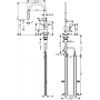 Кухонный смеситель однорычажный с вытяжным душем Hansgrohe Talis M54 72801800 под сталь