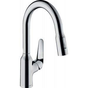 Смеситель для кухни с выдвижным изливом Hansgrohe M429 71801000 Хром