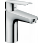 Смеситель для раковины Hansgrohe Logis Е100 71161000 со сливным гарнитуром хром