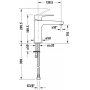 Однорычажный смеситель для раковины Duravit B.1 B11020002010, хром