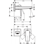 Смеситель для раковины Hansgrohe Metropol 32525000 Хром