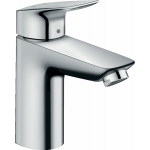 Смеситель для раковины Hansgrohe Logis CoolStart 71105000 со сливным гарнитуром хром