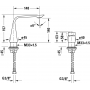 Смеситель для раковины Duravit D.1 D11120009010 , хром