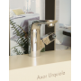 Смеситель для раковины AXOR Urquiola 11020000 со сливным гарнитуром хром