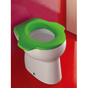 Унитаз напольный приставной Laufen Flora kids 8.2203.6.000.027.1 горизонтальный выпуск