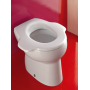 Унитаз напольный приставной Laufen Flora kids 8.2203.6.000.027.1 горизонтальный выпуск