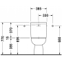 Напольный комбинированный унитаз Duravit D-Code 21110100002 белый