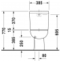 Напольный комбинированный унитаз Duravit D-Code 21110100002 белый