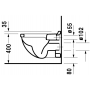 Подвесной унитаз Duravit Starck 3 2206090000 54 см белый